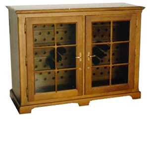   OAK Wine Cabinet 129GD-T